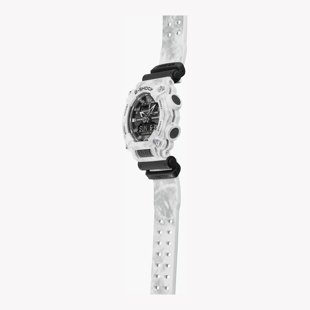 CASIO G-SHOCK GA-900GC-7ADR - ADVENTURE-READY ELEGANCE Men's Watch with Silver Case & Black Band-i-Watch-4
