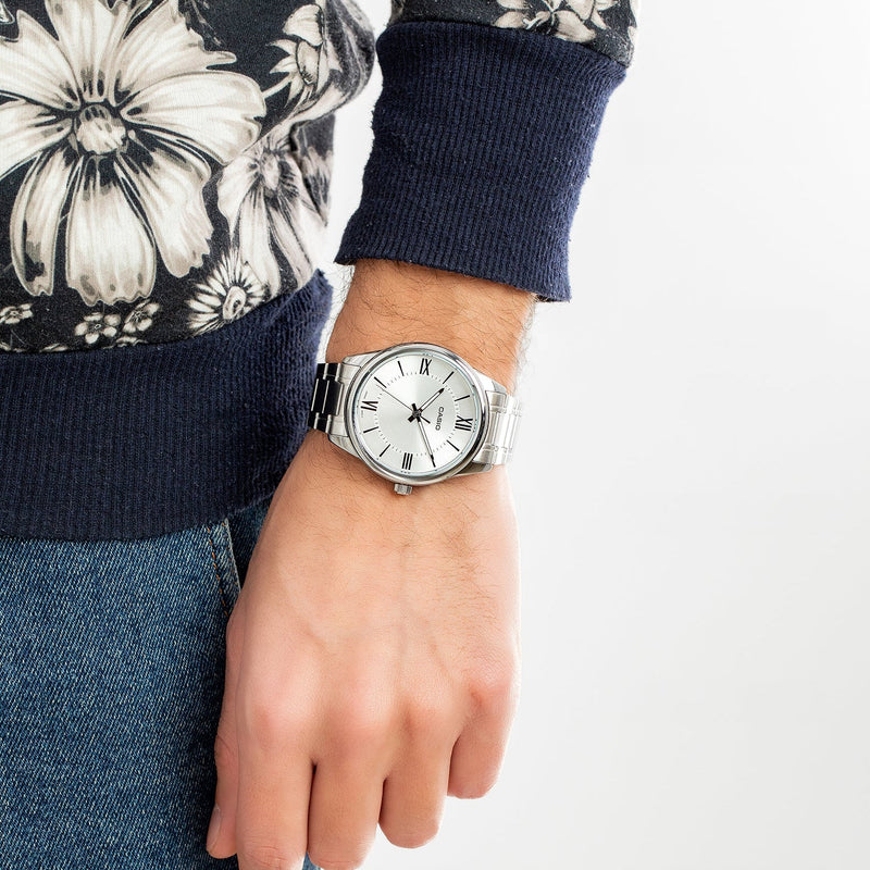 Casio Mtp-V005d-7b5udf Elegant Timekeeper - Stylish Stainless Steel Men's Watch by i-watch