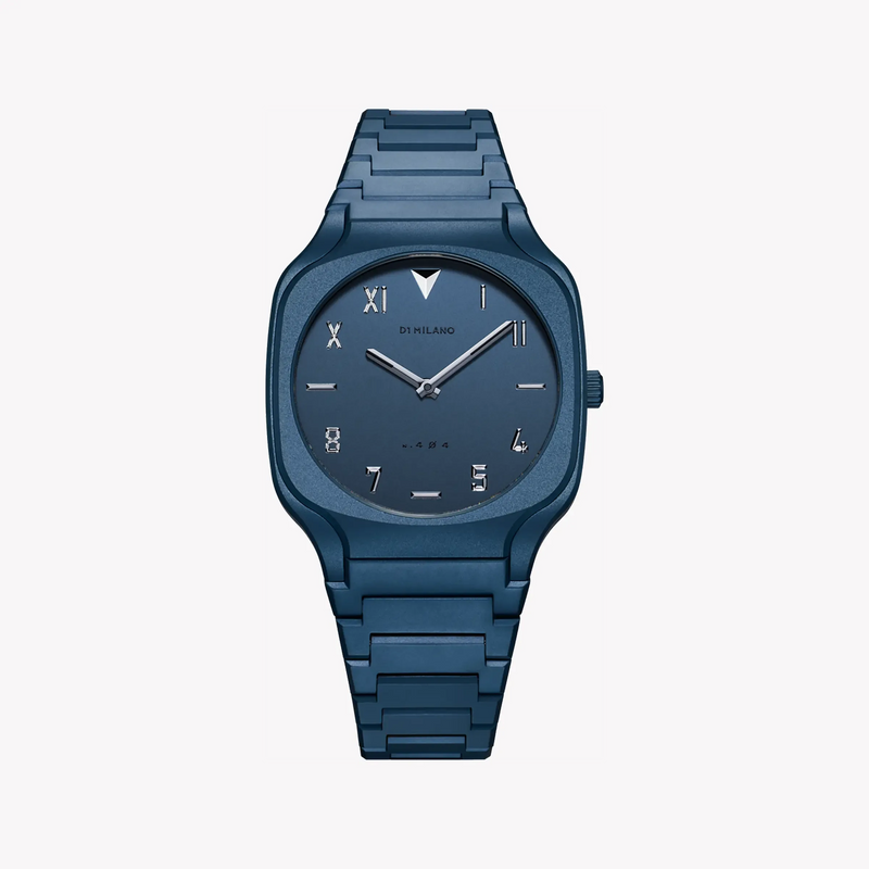 D1 MILANO Unisex Blue Stainless Steel Watch, Blue Dial | D1-SQBJ09 by i-watch