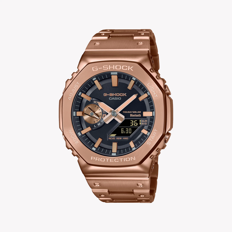 CASIO G-SHOCK GM-B2100GD-5AER OAK - ELEGANT RESILIENCE SERIES Unisex Watch in Rose Gold with Advanced Features