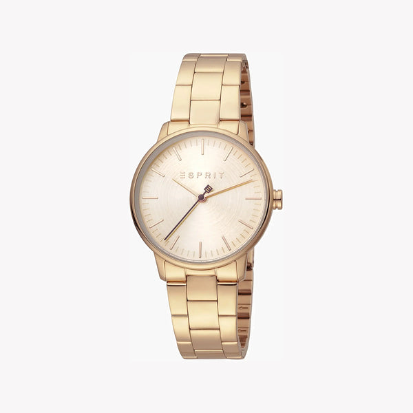 Esprit Women's Rose Gold Watch, Stainless Steel Band | ES1L154M0075 by i-watch