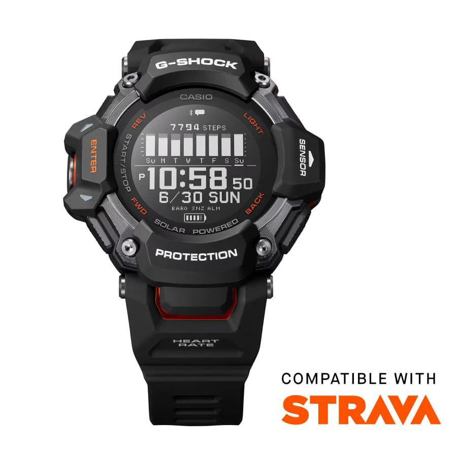 Casio Men's Black Resin Watch, Digital Display | Gbd-H2000-1aer by i-watch