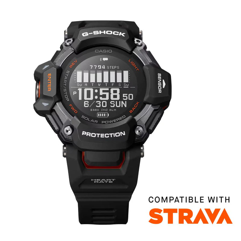 Casio Men's Black Resin Watch, Digital Display | Gbd-H2000-1aer by i-watch