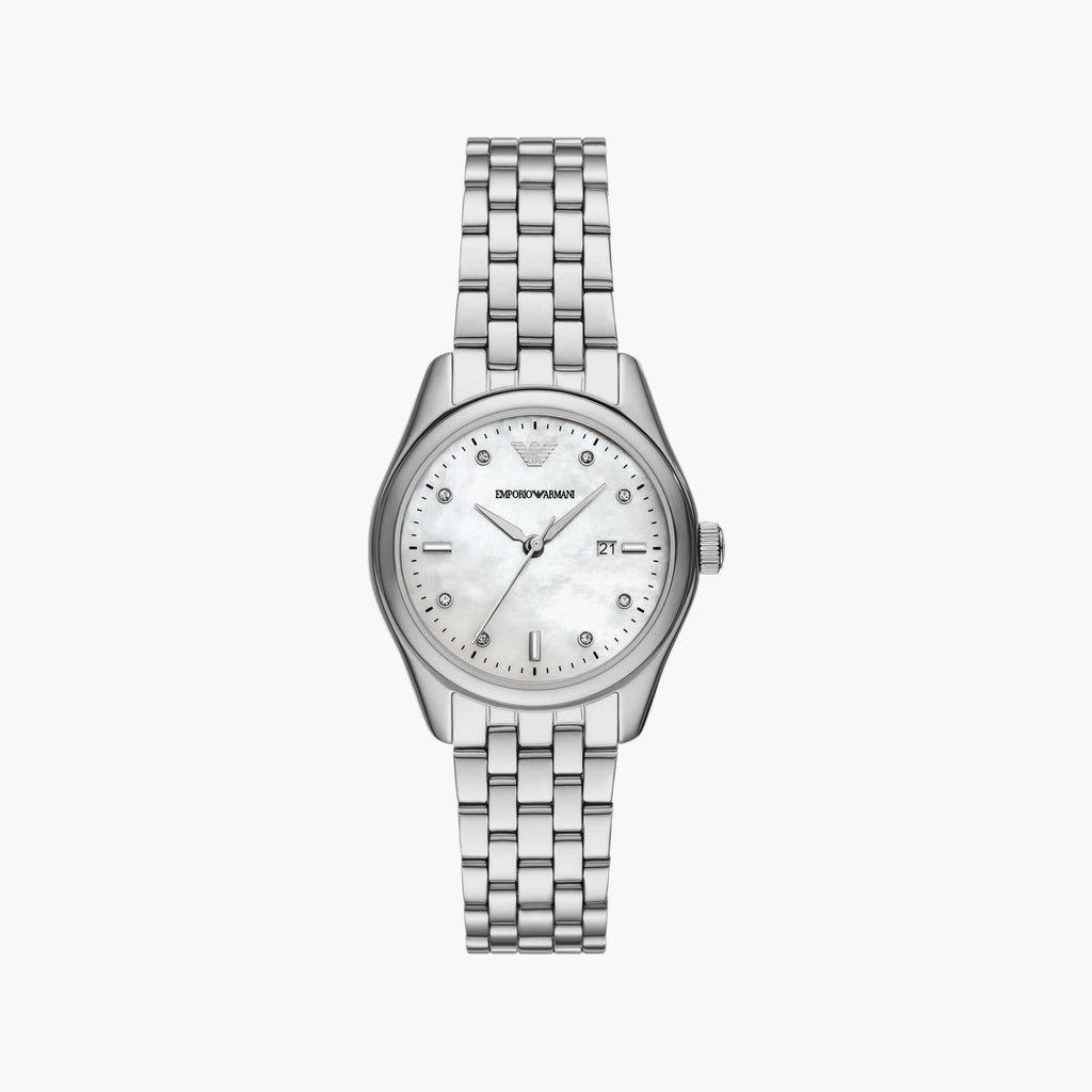 Emporio Armani AR11614 - Sophisticated Silver Timepiece-i-Watch