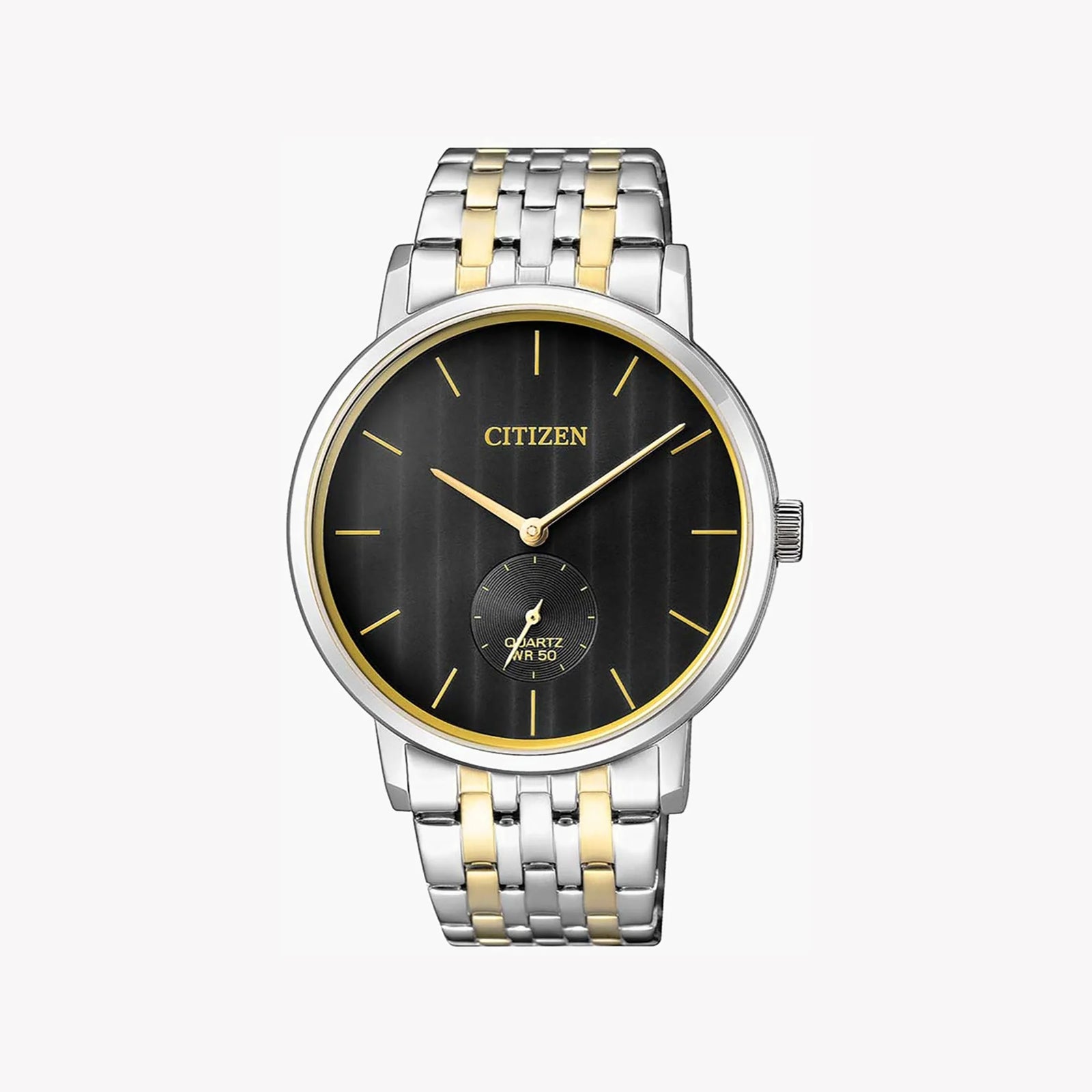 Citizen Men's Stainless Steel Watch, Silver & Black Dial | Be9174-55e by i-watch