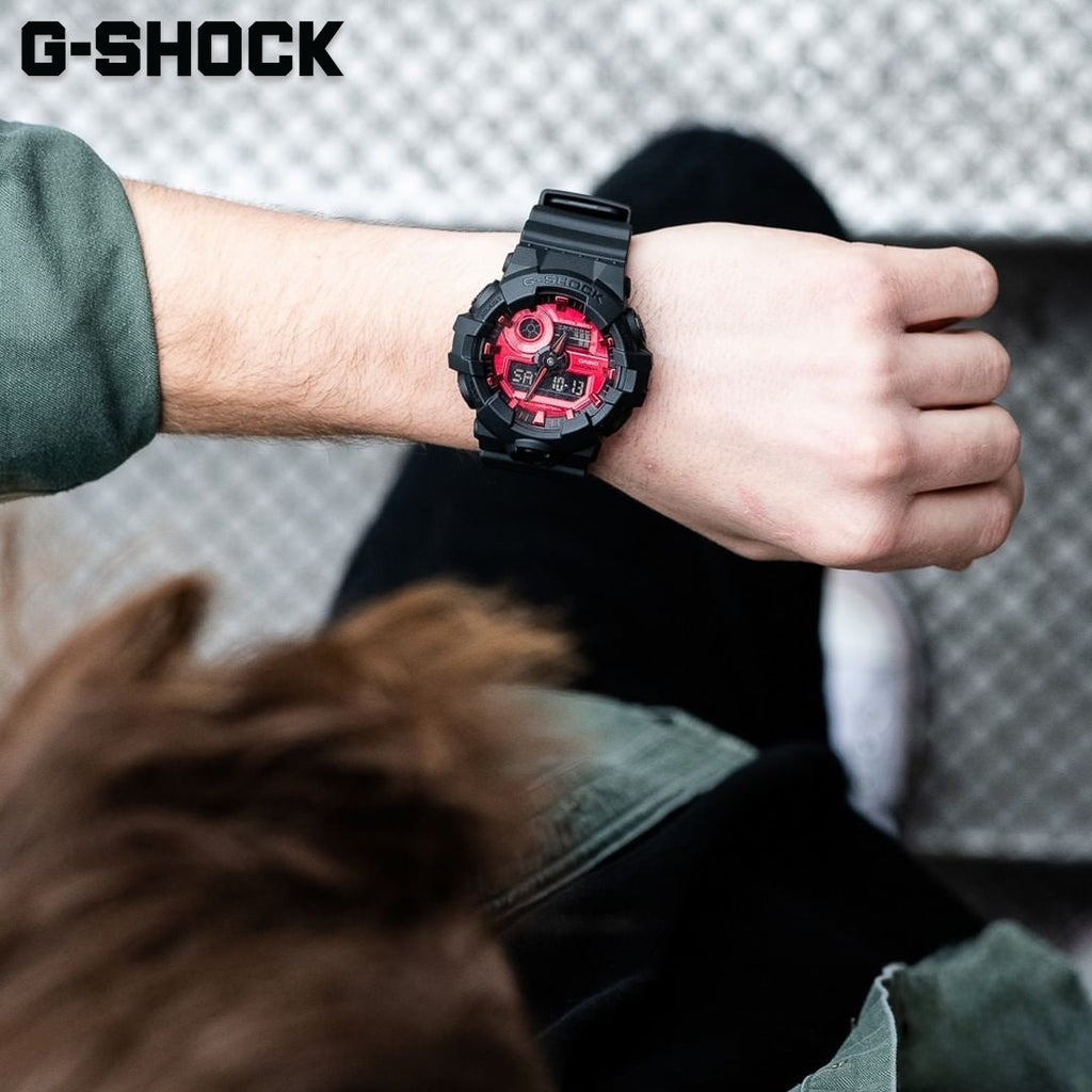 CASIO G-SHOCK GA-700AR-1ADR SPORTY BOLD - MEN'S TOUGH & STYLISH TIMEPIECE-i-Watch-2