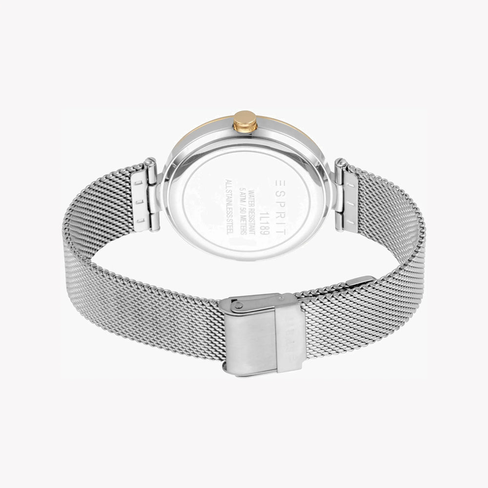 Esprit Women's Watch With Silver Stainless Steel Case And Silver Stainless Steel Band by i-watch