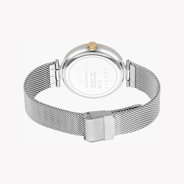 Esprit Women's Watch With Silver Stainless Steel Case And Silver Stainless Steel Band by i-watch