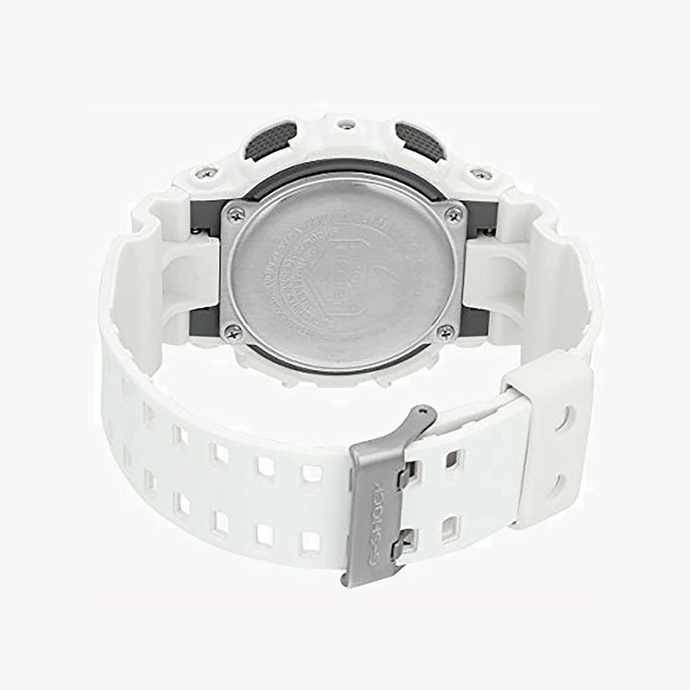 Casio G-Shock Ga-100a-7a Sporty Style - Unstoppable White Adventure Watch by i-watch