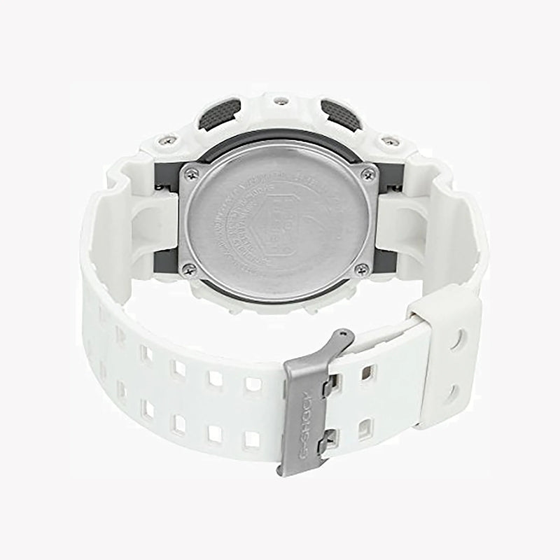 Casio G-Shock Ga-100a-7a Sporty Style - Unstoppable White Adventure Watch by i-watch