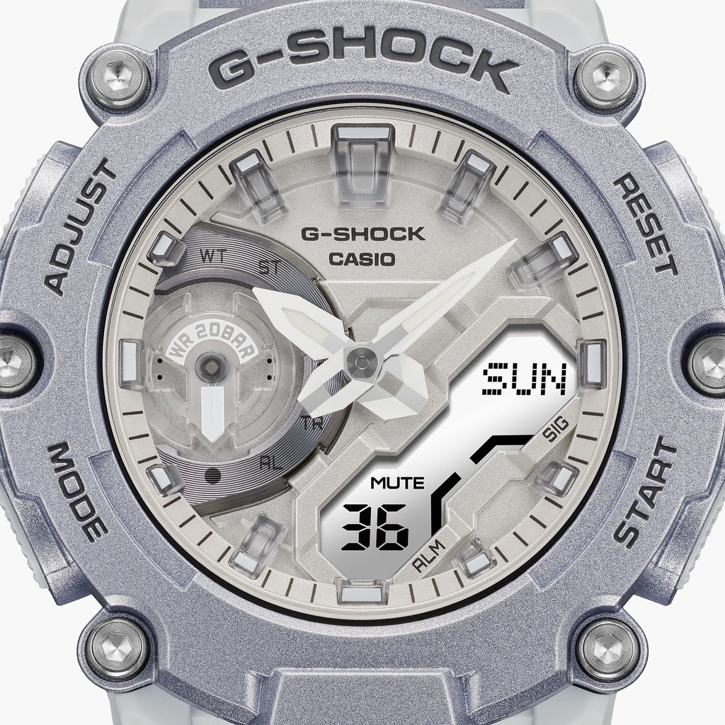 Casio G-Shock Ga-2200ff-8adr Dynamic Design - Rugged Style Unleashed Men's Watch In Gray Resin
