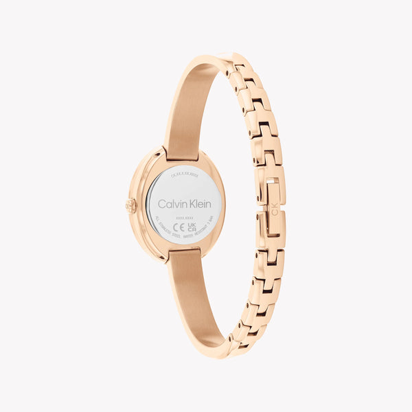 Ck Calvin Klein Women's Rose Gold Watch, Black Dial | Ck1l1234m001 by i-watch