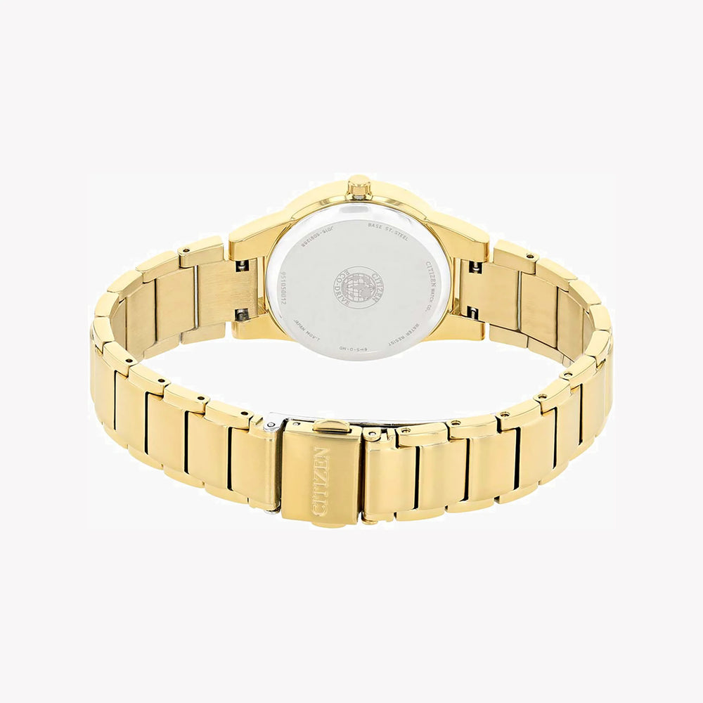 Citizen Women's Gold Stainless Steel, Black Dial | Ga1052-55e by i-watch