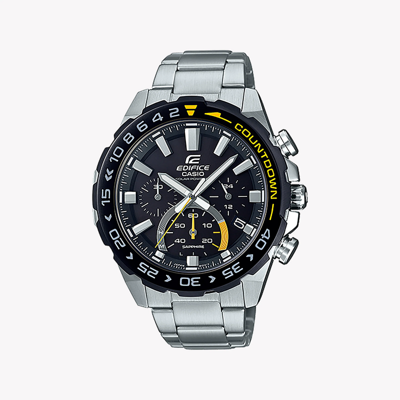 Casio Edifice Efs-S550db-1avudf - Bold Sporty Men's Watch With Solar Power & Sapphire Glass by i-watch