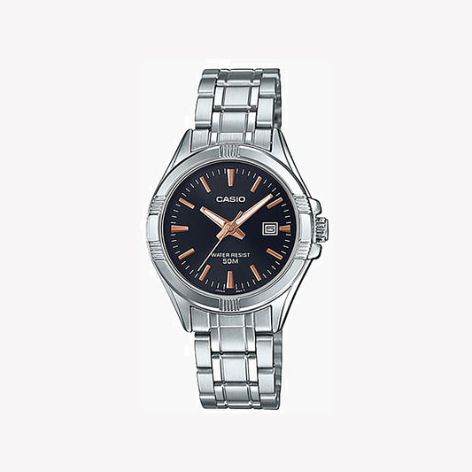 Montre Casio LTP-1308D-1A2V analogique argentée pour femme