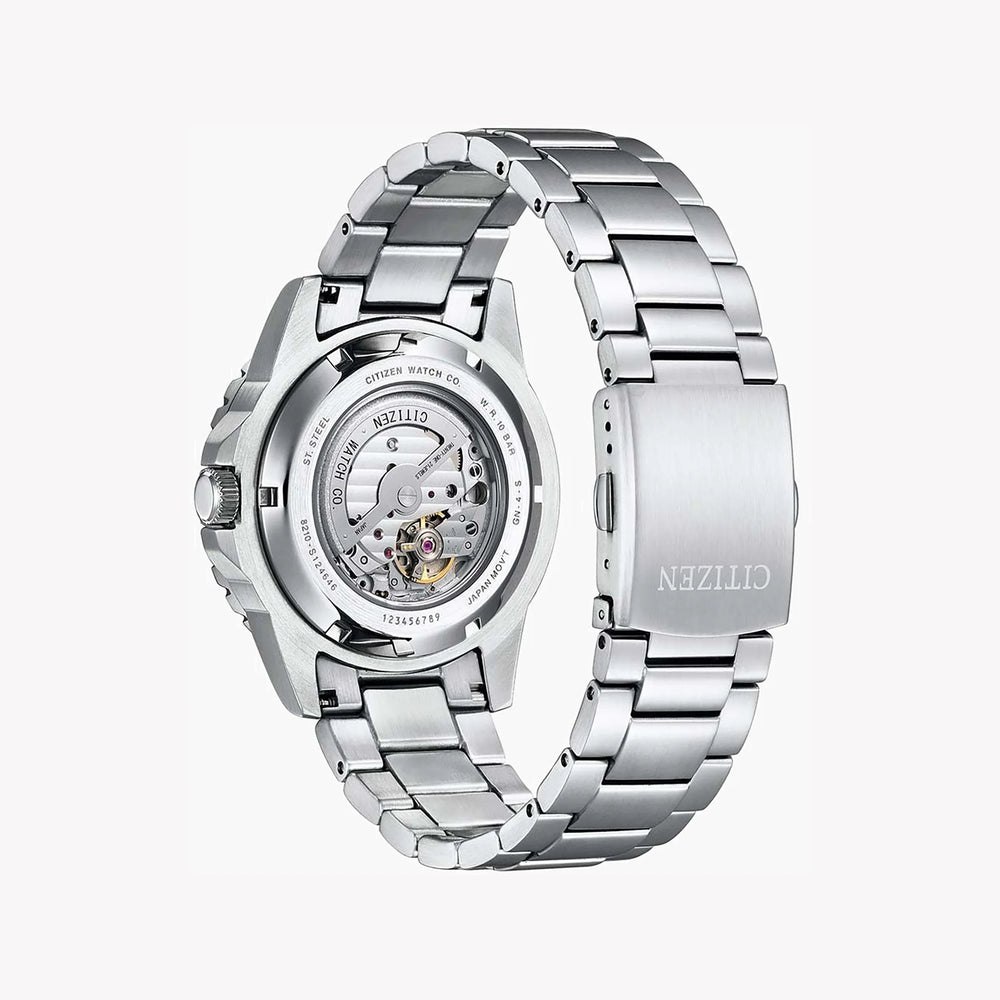 Citizen Men's Stainless Steel, Black Dial | Nj0120-81e by i-watch
