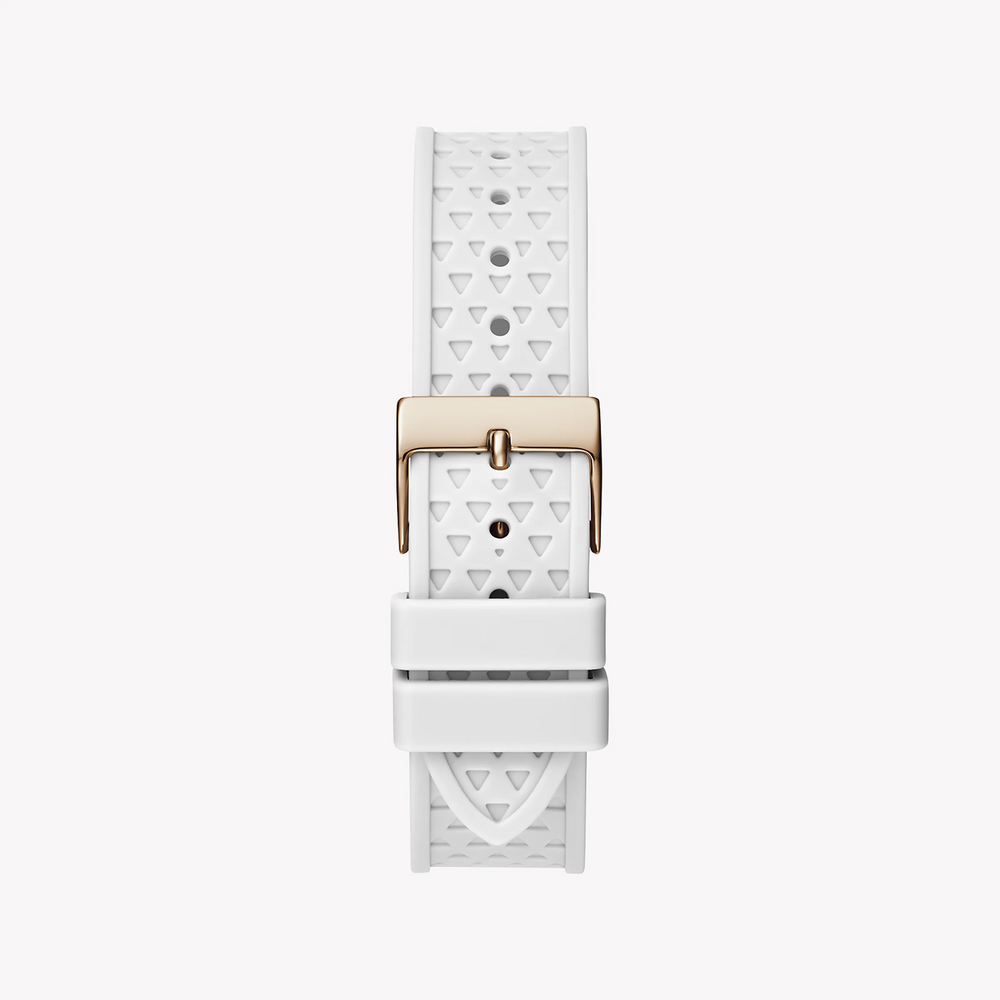 Guess Women's Rose Gold Watch, White Dial | Gw0694l3 by i-watch