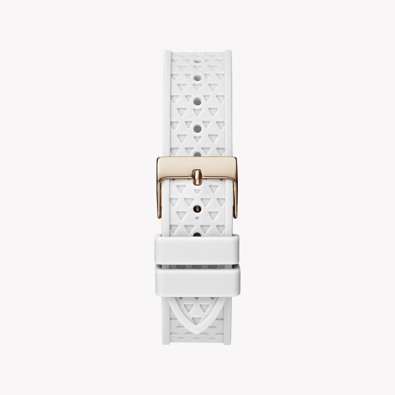 Guess Women's Rose Gold Watch, White Dial | Gw0694l3 by i-watch