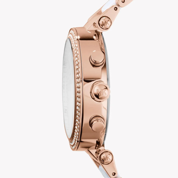 Michael Kors Women's Rose Gold Watch, White Dial | Mk5774 by i-watch
