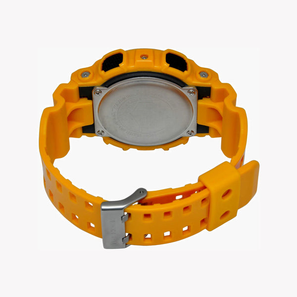 G-Shock Men's Yellow Resin Watch, Digital | Ga-100a-9adr by i-watch