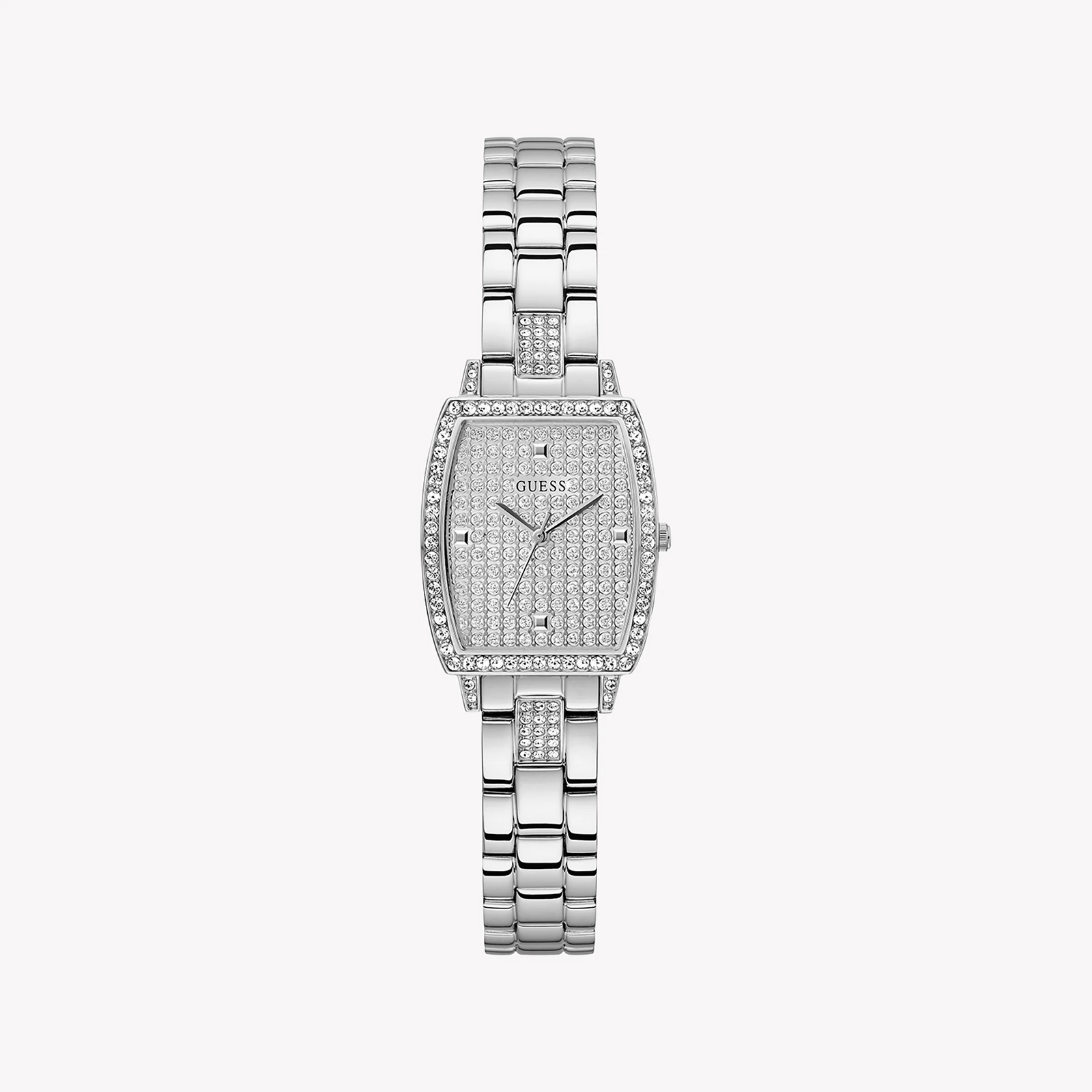 Guess Women's Silver Stainless Steel Watch, Silver Dial | Gw0611l1 by i-watch