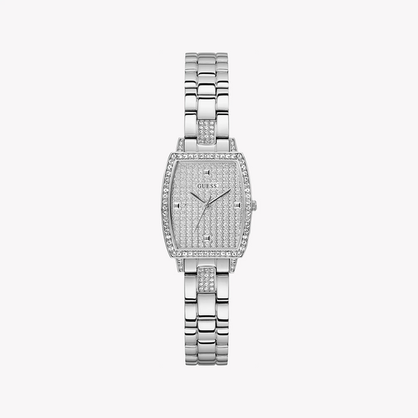 Guess Women's Silver Stainless Steel Watch, Silver Dial | Gw0611l1 by i-watch