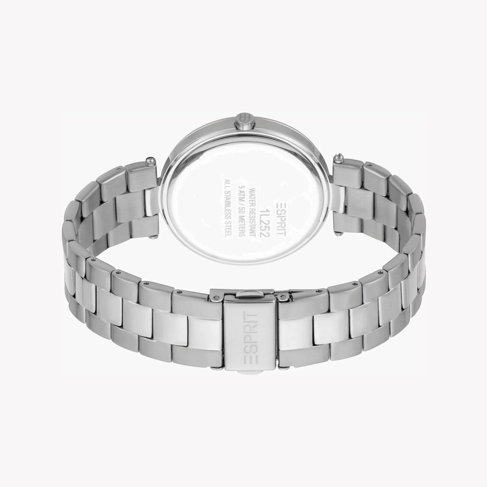 Esprit Women's Silver Stainless Steel Watch, Silver Dial | Es1l196m0035 by i-watch