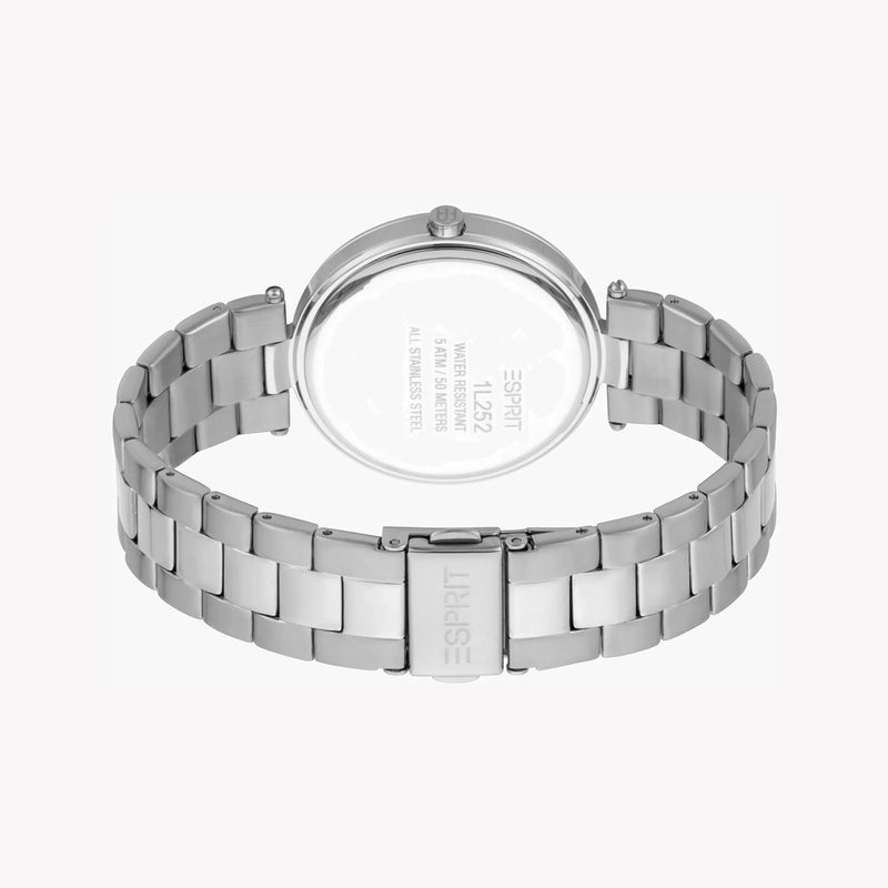 Esprit Women's Silver Stainless Steel Watch, Silver Dial | Es1l196m0035 by i-watch