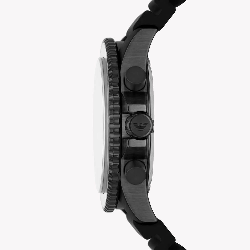 EMPORIO ARMANI AR11515 - BLACK STRENGTH - Men's Sophisticated Sport Watch with Silicone Band-i-Watch-2