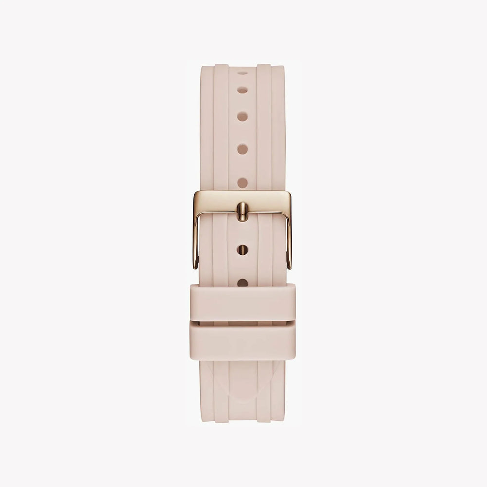 Guess Women's Rose Gold Watch, Pink Silicone Band | Gw0407l3 by i-watch