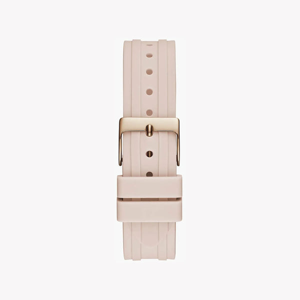 Guess Women's Rose Gold Watch, Pink Silicone Band | Gw0407l3 by i-watch