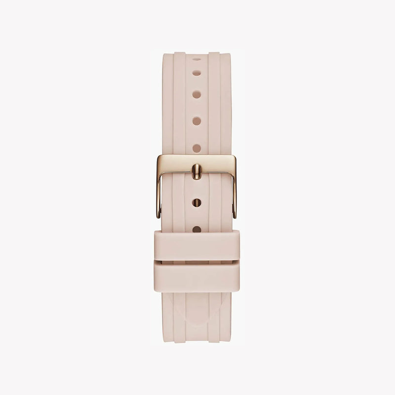 Guess Women's Rose Gold Watch, Pink Silicone Band | Gw0407l3 by i-watch
