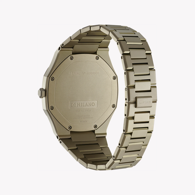 D1 MILANO Men's Gold Stainless Steel Watch, Quartz | D1-UTBJ36 by i-watch
