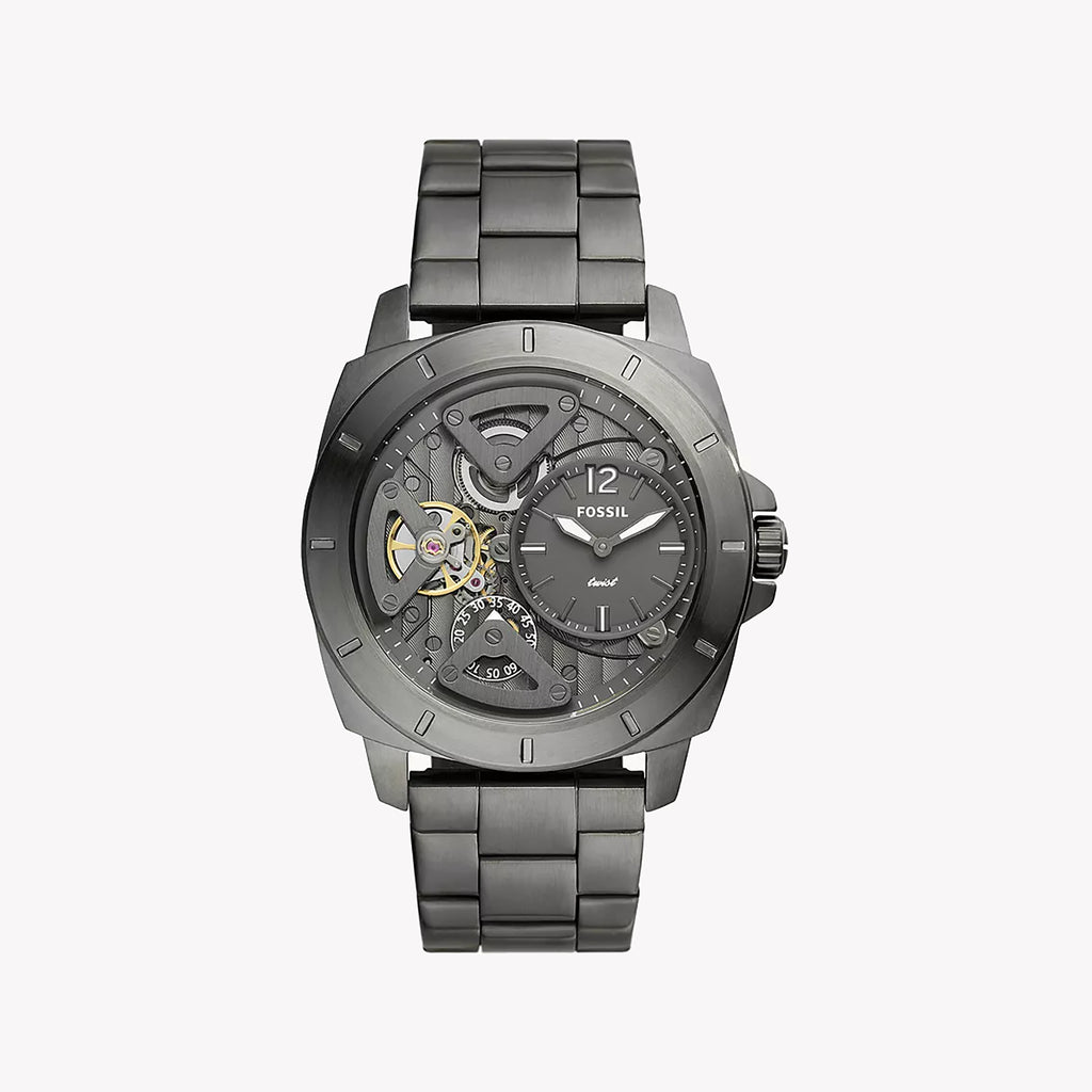 FOSSIL BQ2787 BOLD SOPHISTICATION - STYLISH MEN'S TIMEPIECE WITH BLACK STAINLESS STEEL BAND