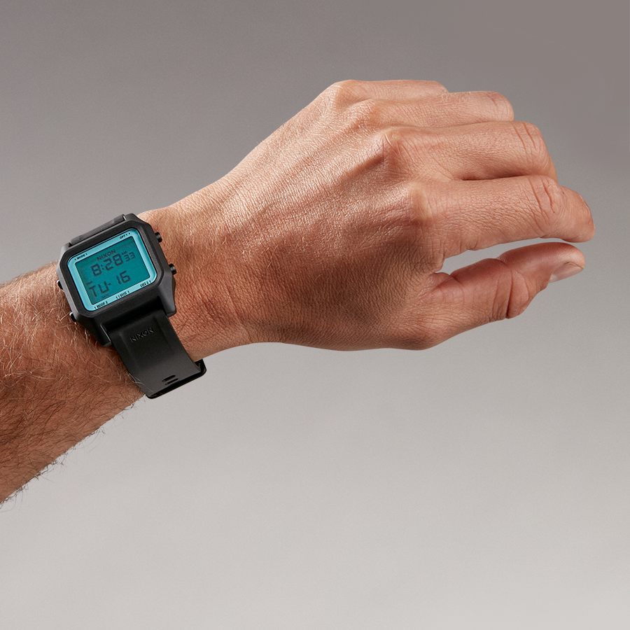 NIXON A1309-5071 MODERN BLACK - DYNAMIC DIGITAL WATCH FOR ACTIVE LIFESTYLES-i-Watch-2