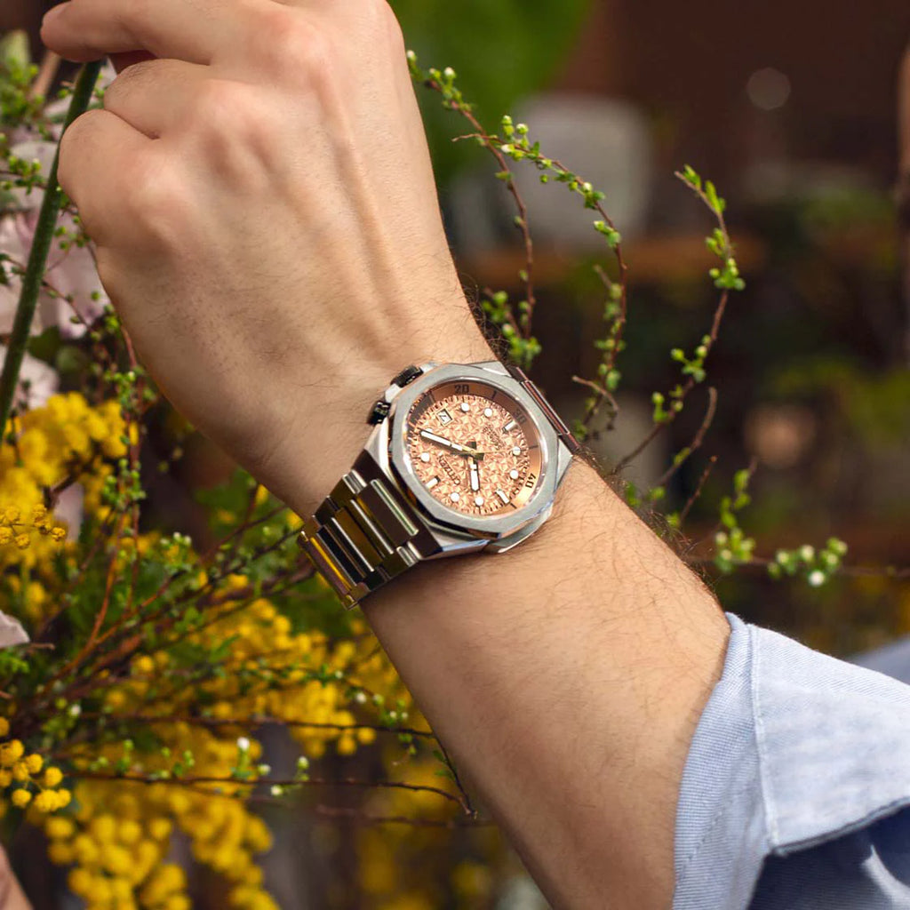 CITIZEN NB6066-51W - ELEGANT ADVENTURER SERIES Men's Automatic Watch with Copper Dial & Stainless Steel Band-i-Watch-2