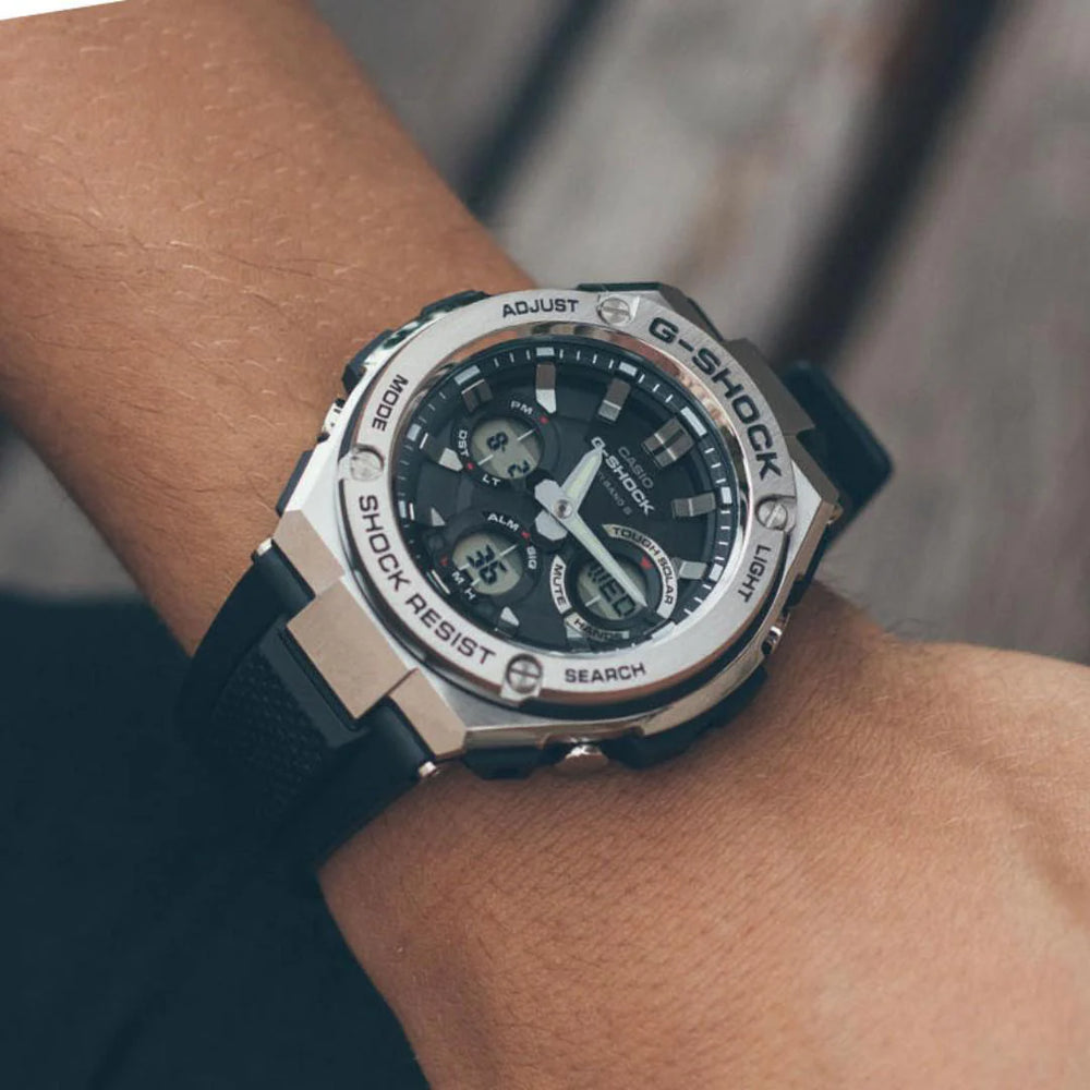 Casio G-Shock Gst-S110-1adr - Rugged Elegance For Adventurous Men's Style by i-watch