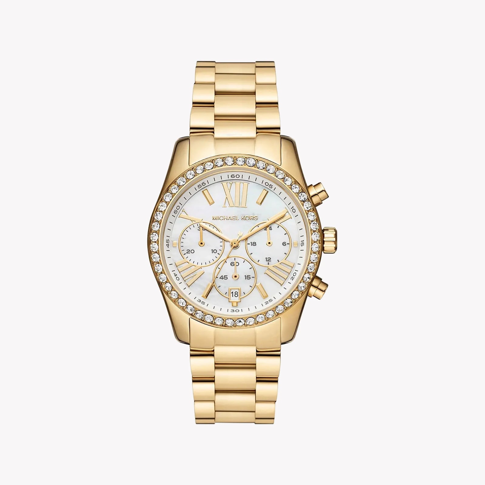 Michael Kors Women's Gold Watch, White Dial | Mk7241 by i-watch