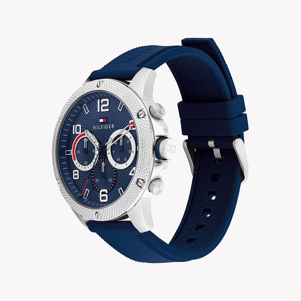TOMMY HILFIGER Mod. CLASSIC - Stylish Blue Silicone Watch-i-Watch-2