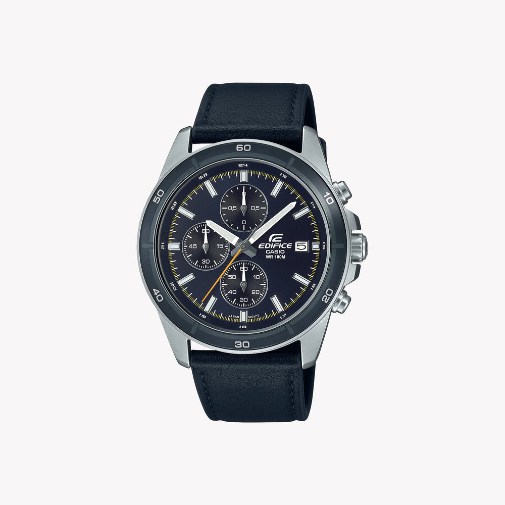 Timeless Elegance Men's Stainless Steel, Dark Blue Dial | Efr-526l-2cvu by i-watch