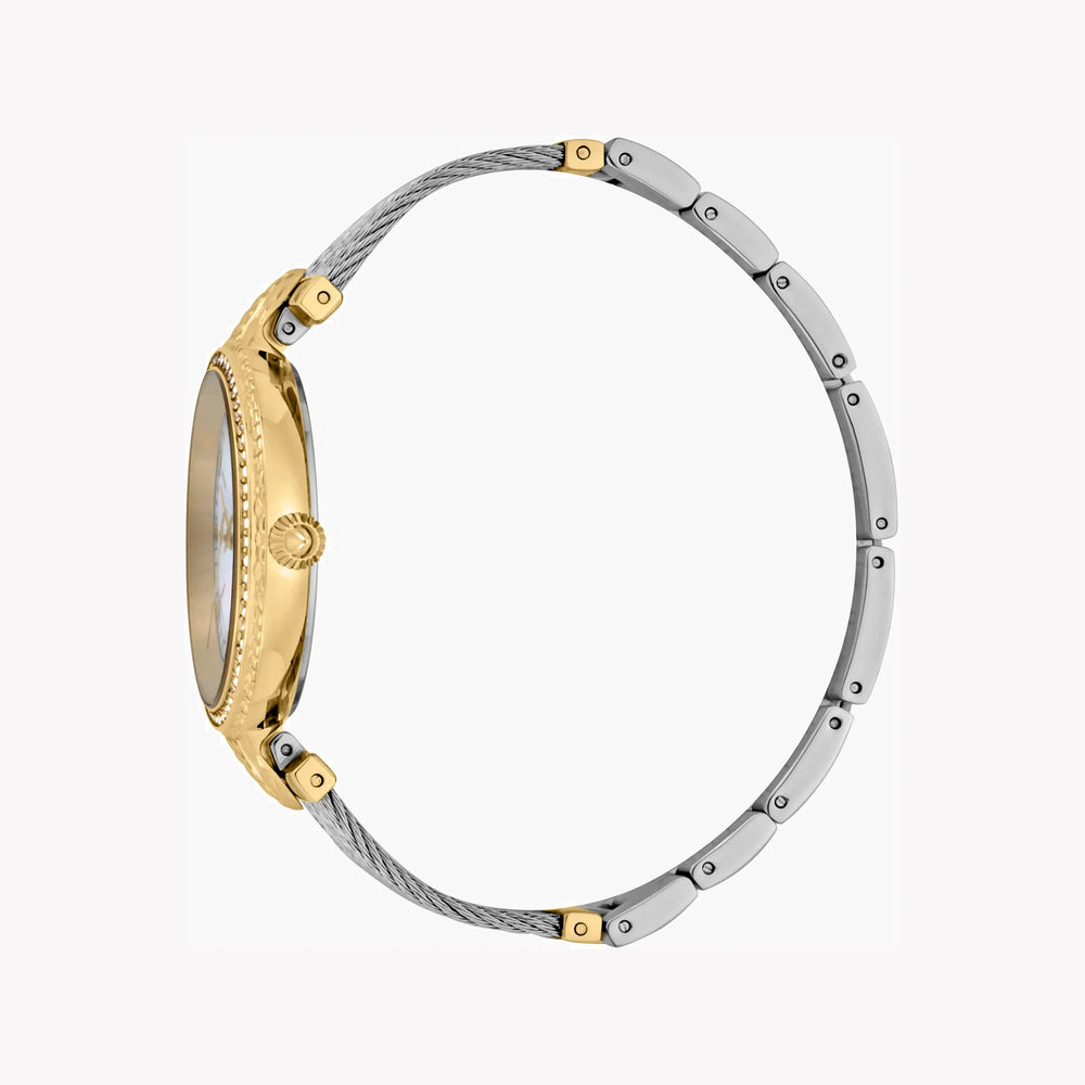 Just Cavalli Women's Silver & Gold Watch, White Dial | Jc1l169m0065 by i-watch
