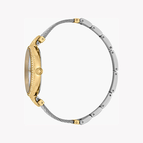 Just Cavalli Women's Silver & Gold Watch, White Dial | Jc1l169m0065 by i-watch