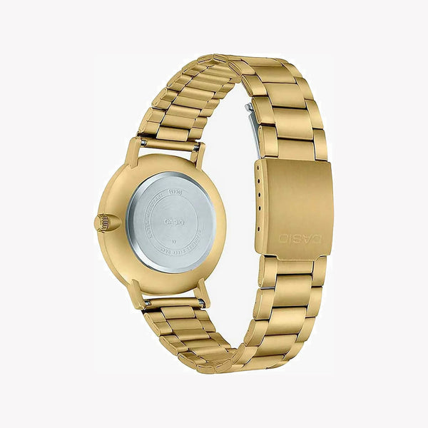 Casio Men's Gold Watch, Black Dial | Mtp-Vt01g-1b by i-watch