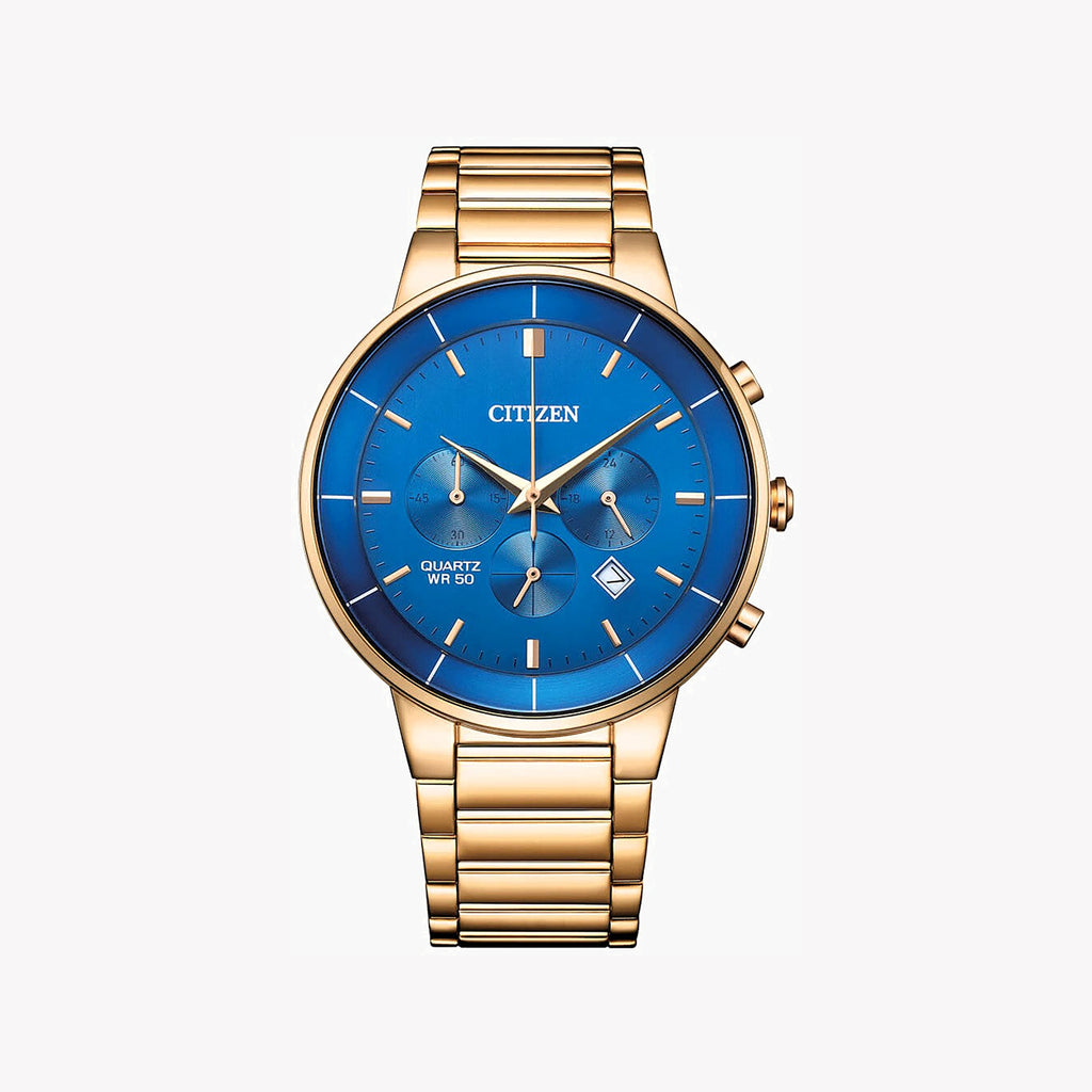 CITIZEN AN8223-54L GOLDEN ELEGANCE - MEN'S MULTI-FUNCTION CHRONOGRAPH WATCH