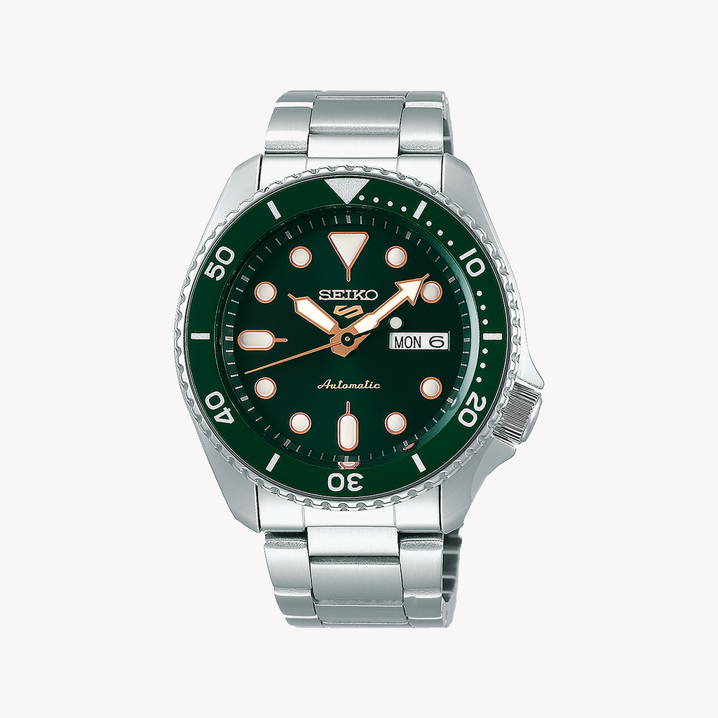 SEIKO 5 SRPD63K1 Automatic Watch for Men - Dark Green Dial-i-Watch