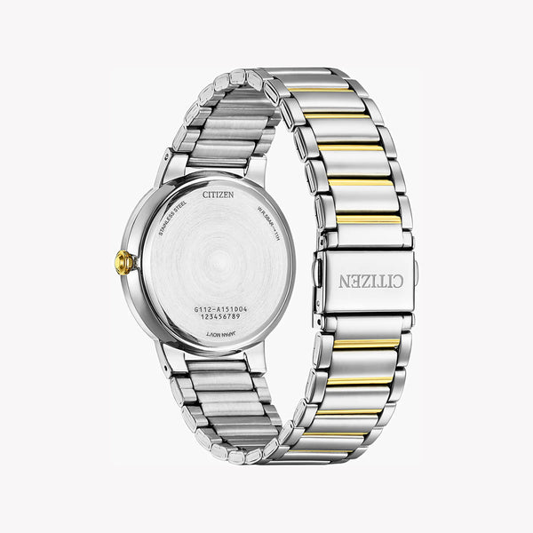 Citizen Men's Silver & Gold Watch, Blue Dial | Bi5124-50l by i-watch