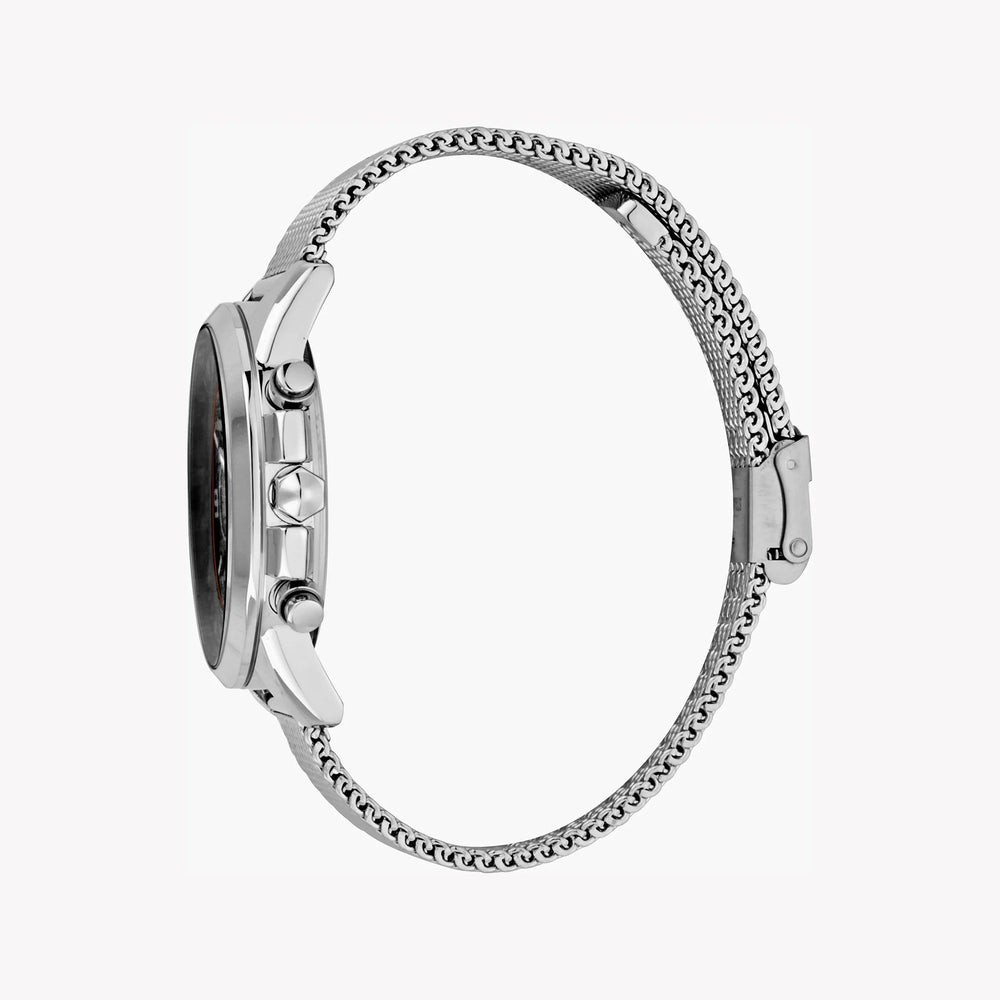 Just Cavalli Men's Silver Watch, Black Dial | Jc1g175m0055 by i-watch