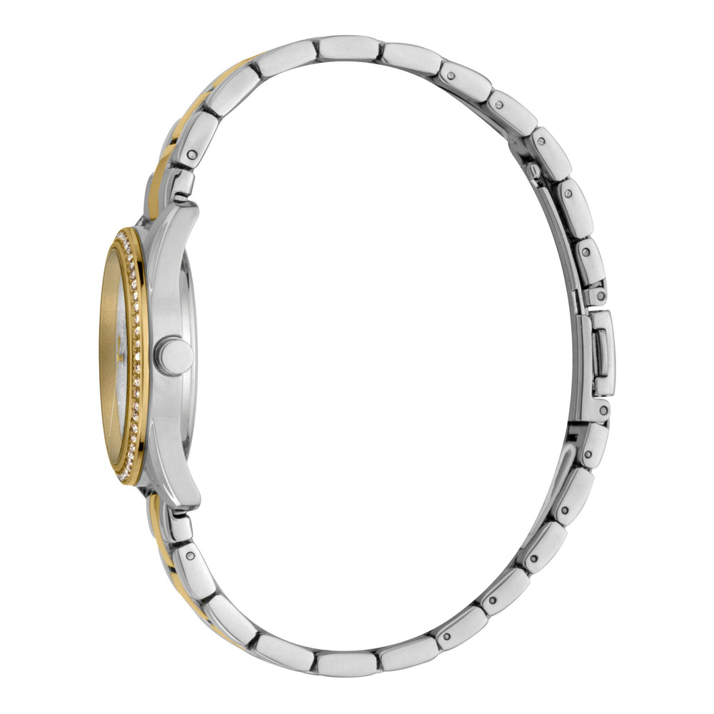 Esprit Women's Silver & Gold Stainless Steel Watch, Silver Dial | Es1l123m0045 by i-watch