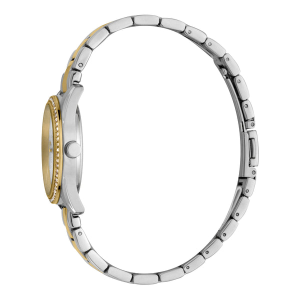 Esprit Women's Silver & Gold Stainless Steel Watch, Silver Dial | Es1l123m0045 by i-watch