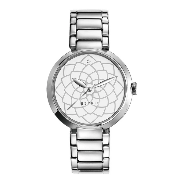 Esprit Women's Watch With Silver Stainless Steel Case And Silver Stainless Steel Band by i-watch